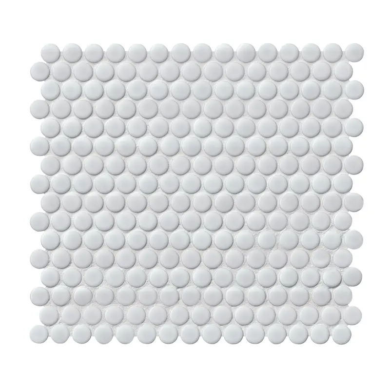 MSI Surfaces Mosaic Tiles Domino White Glossy 12" x 13"