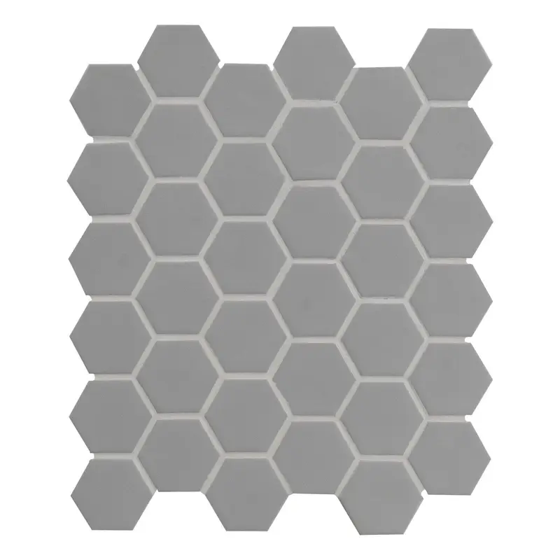 MSI Surfaces Mosaic Retro Gray-Light Hexagon Matte 11-3/4" x 14"