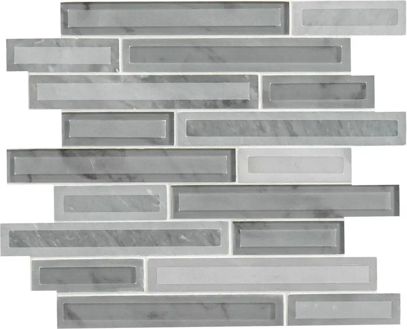 MSI Surfaces Mosaic Blocki Grigio Gray-Light Multi Finish 11-1/2" x 12"