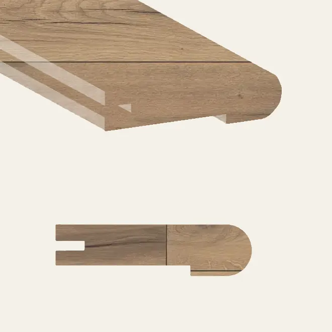Fuzion Laminate Atlantis Laguna Flush Stair Nose 94"