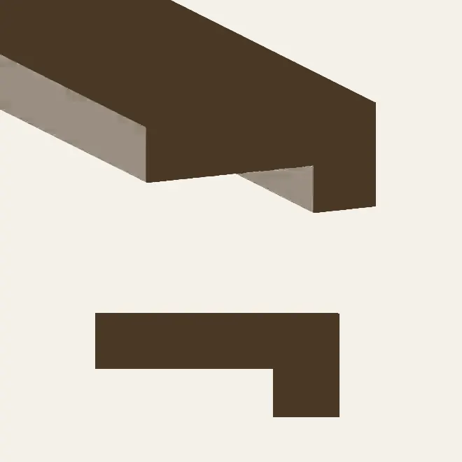 Vidar Hardwood American Oak Moon Light Matte Stair Nose 94-1/2" (Pack of 2)