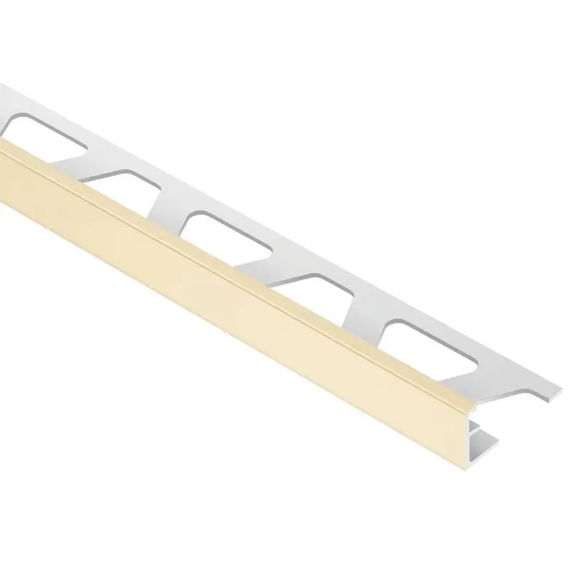 Schluter - JOLLY-P Wall Tile Edge Trim PVC Plastic Sand Pebble 7/16" (11 mm) x 8' 2-1/2"