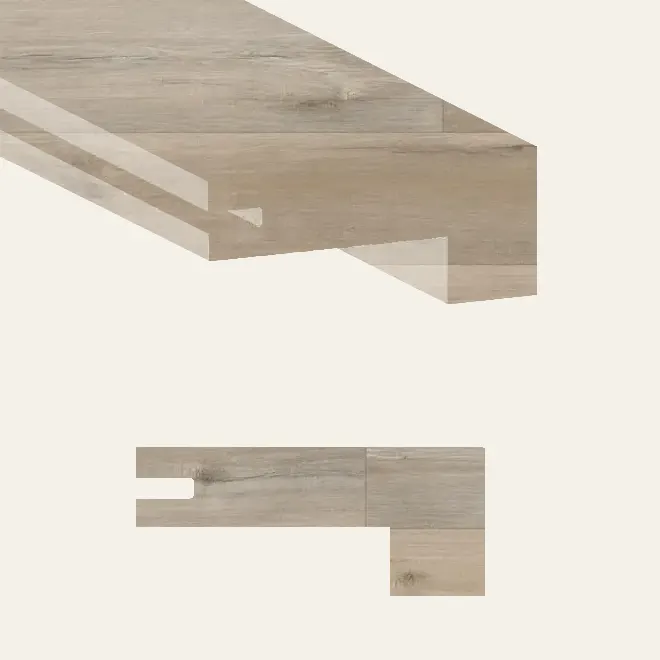 Fuzion Laminate Flooring Nautiq Pro Hurricane Cay Stair Nose 94-1/2"