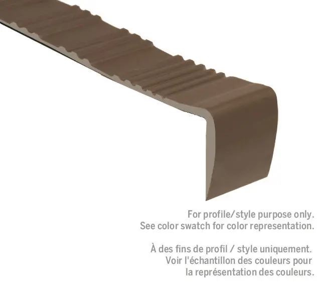 M-D PRO - Heavy-Duty Vinyl Stair Tread #049 Beige 12-1/4" x 4'