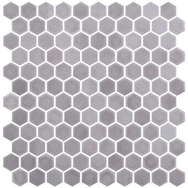 Centura Mosaic Stoneglass Hex Light Brun Matte 12" x 12"