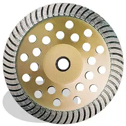 Pearl Abrasive - P5 General Purpose Heavy Duty Cup Wheel, Coarse 7" x 7/8", 5/8"