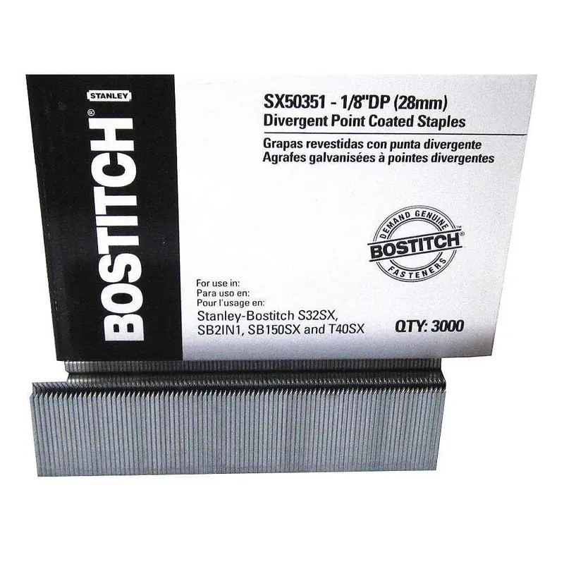 Rapid Nail - Bostitch Divergent Point Coated Staples - 1 1/8" (Pack of 3000)