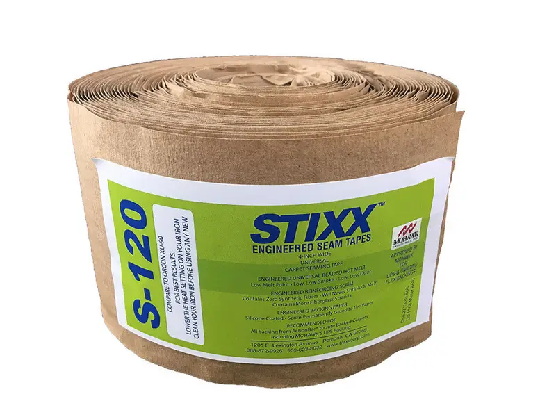 Traxx - Stixx S-120 Seam Tape 4" x 66' - Urethane Backing