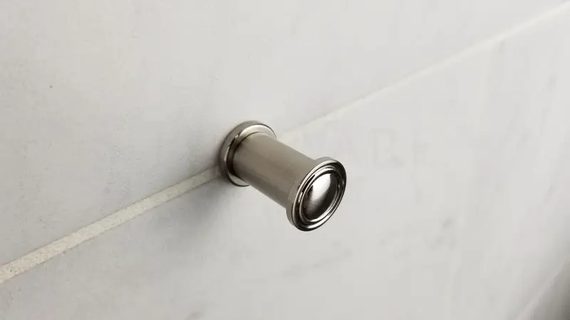 TileWare - "T" Hook Promessa Series Brushed Nickel Traditional