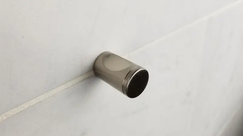 TileWare - Thumb Hook Promessa Series Brushed Nickel Contemporary