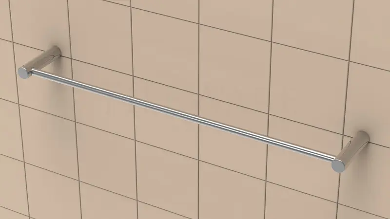 TileWare - Towel Bar Promessa Polished Chrome Contemporary 18"