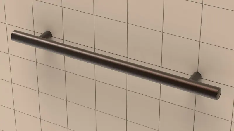 TileWare - Straight Grab Bar Victoria Series ADA Oil Rub Bronze Traditional 24"