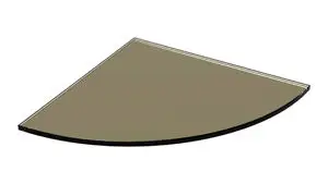 TileWare - Glass Tile Shelving Bella Vetro Mink