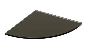TileWare - Glass Tile Shelving Bella Vetro Raven