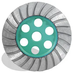 Pearl Abrasive - P4 General Purpose Turbo Cup Wheel, Coarse 5" x 5/8" - 11"