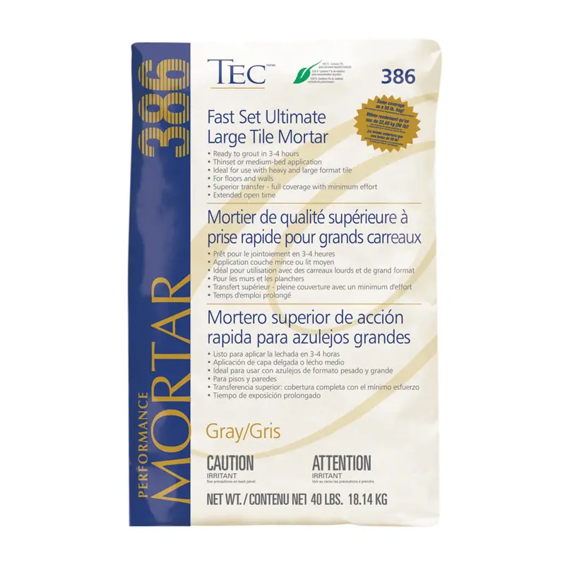 Centura Large Format Tile Mortar #386 Gray 18.14 kg