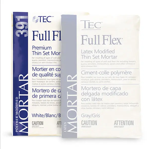 Tec Thin Set Mortar Premium Full Flex White 50 lb