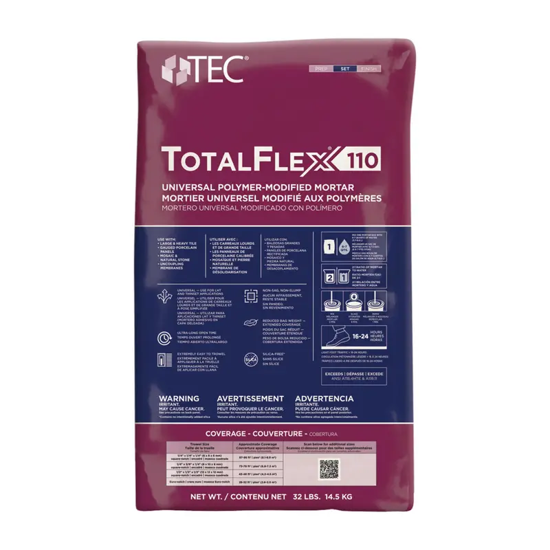 Centura Large Format Tile Mortar Total Flex Grey 14.51 kg