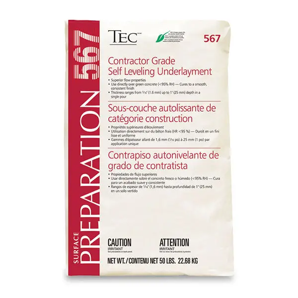 Tec Contractor Grade Self Leveling Underlayment - 50 lb