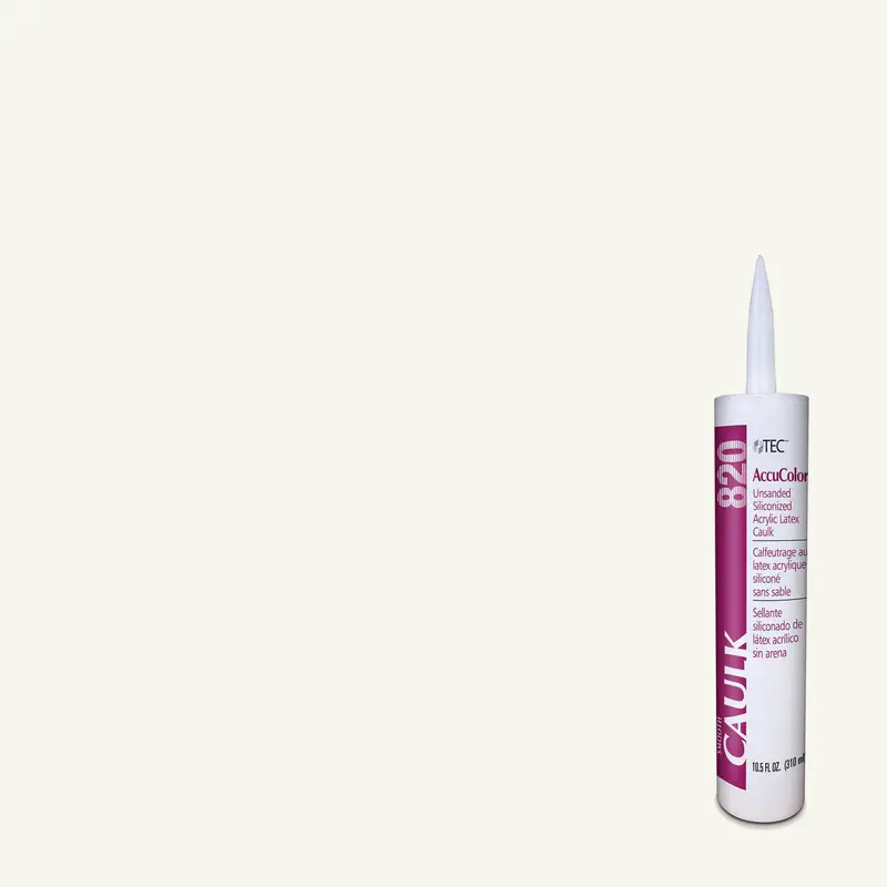 Tec UnSanded Tile Caulk AccuColor #912 Optic White 310 ml