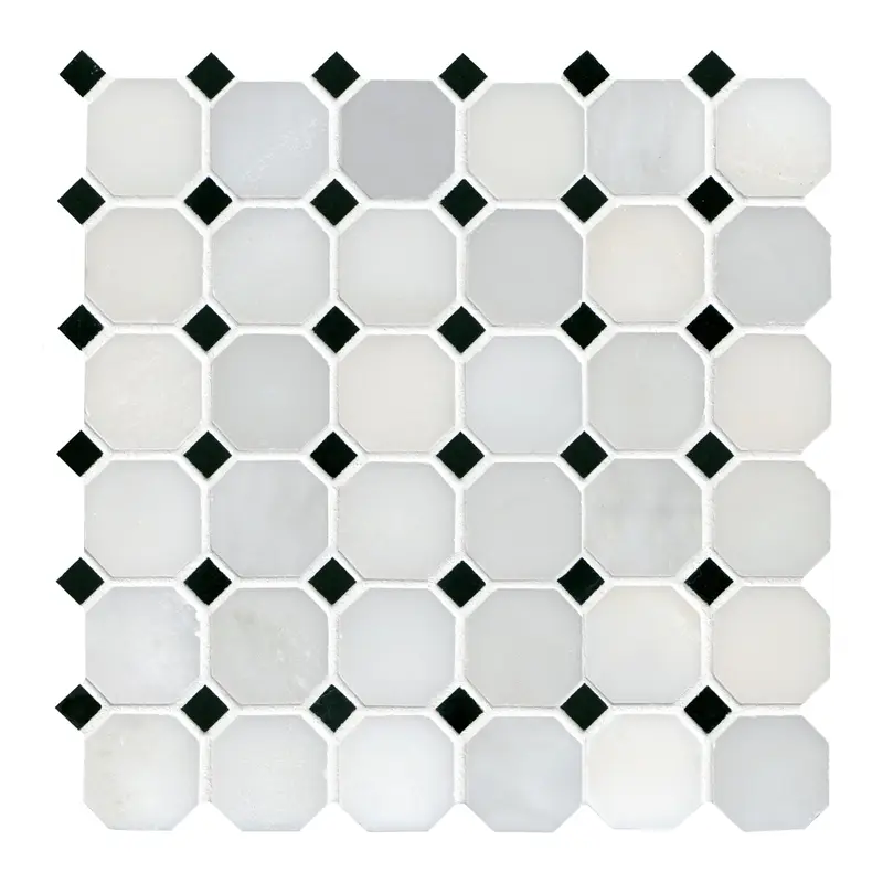 MSI Surfaces Mosaic Greecian White-Cool Polished 12" x 12"