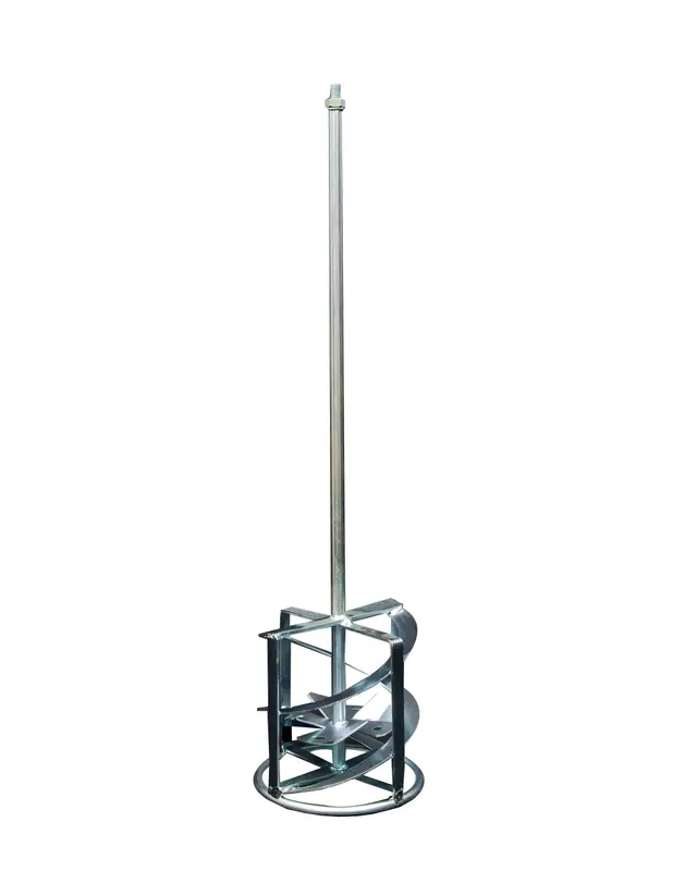 Portamix - Mixing Paddle Helix Pelican Shaft Zinc-plated Steel