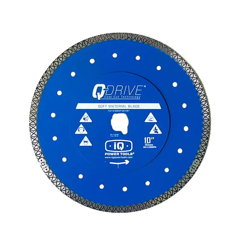 iQ Power Tools - Dry Tile Saw Blade Q-Drive Soft Material 10"