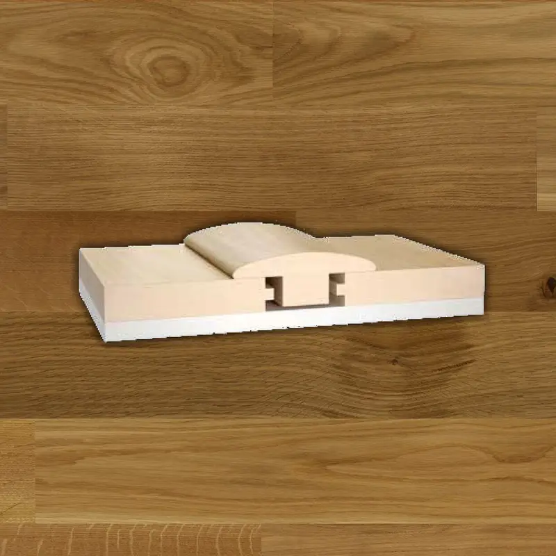 Lauzon Collection Engineered Hardwood Rivoli Ultra-Matte T-Molding European White Oak 84"