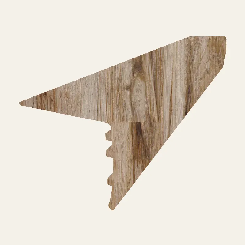 Next Floor Vinyl StoneCast Incredible Light Oak Tall Stair Nose Cap 94"
