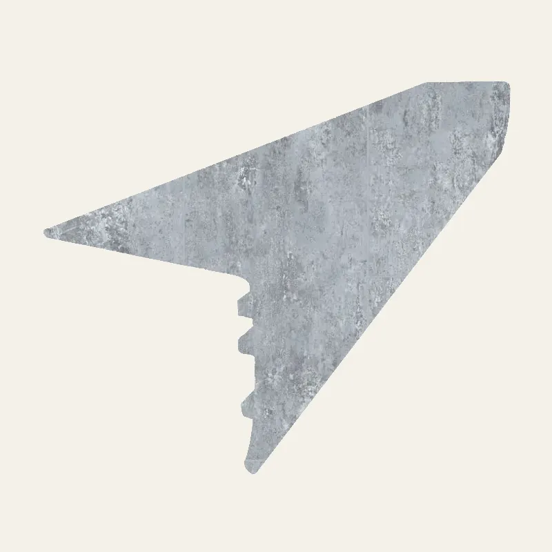 Armstrong Vinyl Alterna #D7190 Twilight Fog Overlap Stairnose 94"
