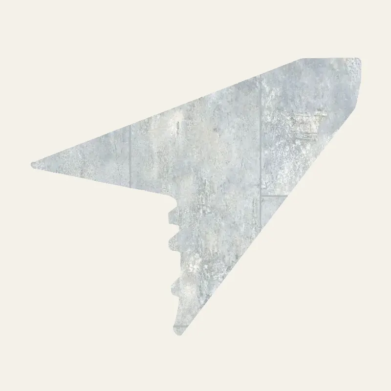 Armstrong Vinyl Alterna #D7192 Melted Ice Overlap Stairnose 94"