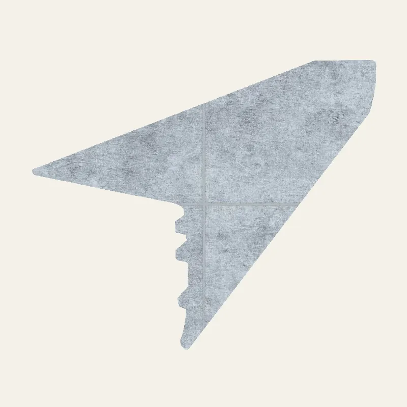 Armstrong Vinyl Alterna #D4174 Absinthe Blue Overlap Stairnose 94"