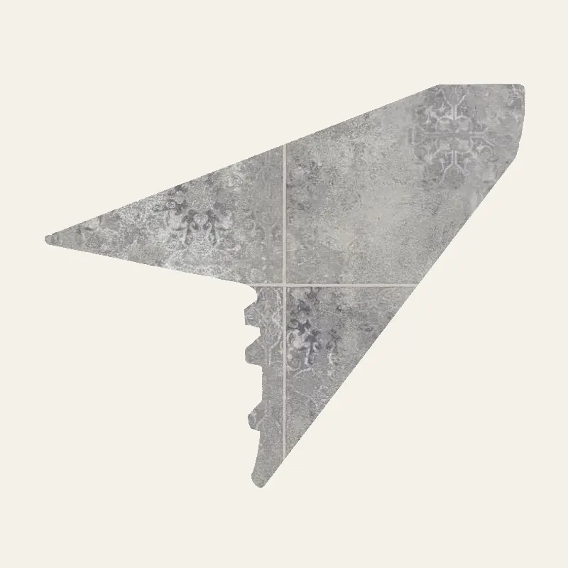 Armstrong Vinyl Alterna #D4021 Desert Mist Overlap Stairnose 94"