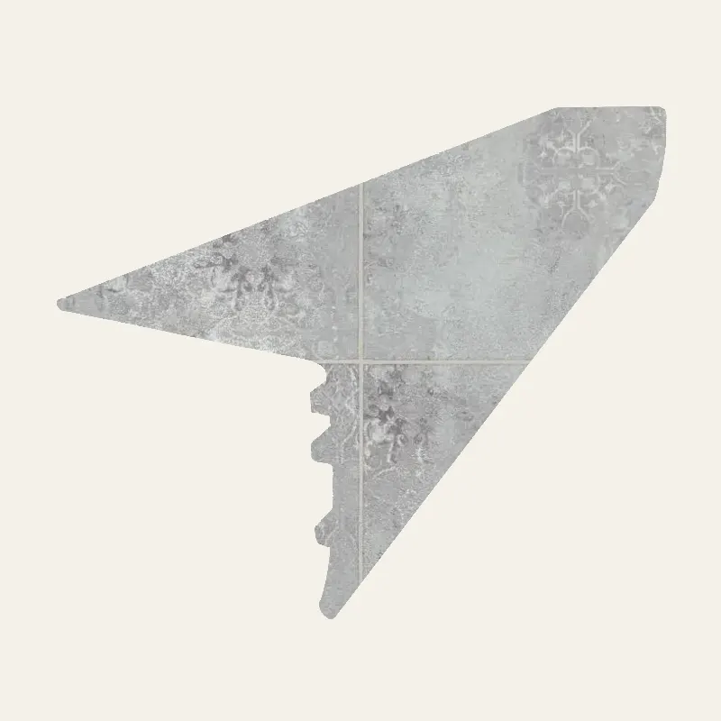 Armstrong Vinyl Alterna #D4023 Mirage Brown Overlap Stairnose 94"
