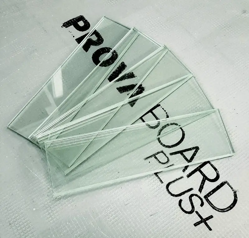 Prova - Niche Glass Shelves - 7/16" x 3 3/8" x 12"