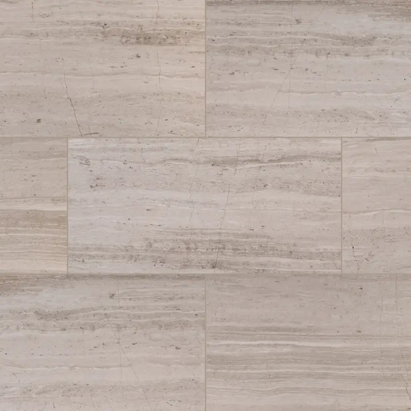 MSI Surfaces Floor Tiles White Oak White-Cool Honed 12" x 24"