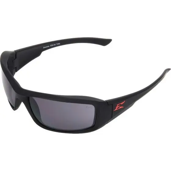 Wolf Peak Tinted Safety Glasses Brazeau Torque with Polarized Smoke Lenses