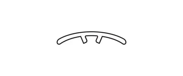 Armstrong Vinyl American Charm 6 #U5018 Solitary Gray Slim Transition 94" (Pack of 5)