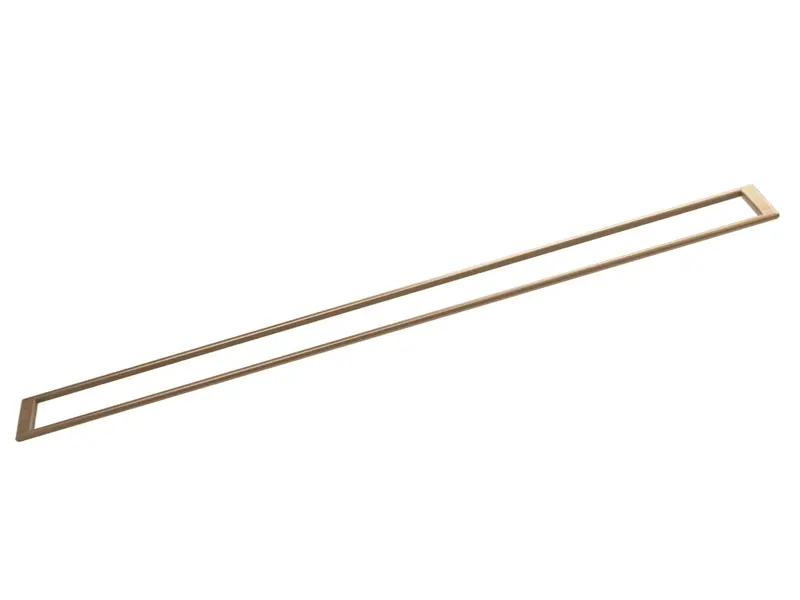 Wedi - Linear Shower Grate Frame Fundo Drain Cover Stainless Steel Brushed Brass B31 - 1/4" x 2-9/16" x 32"