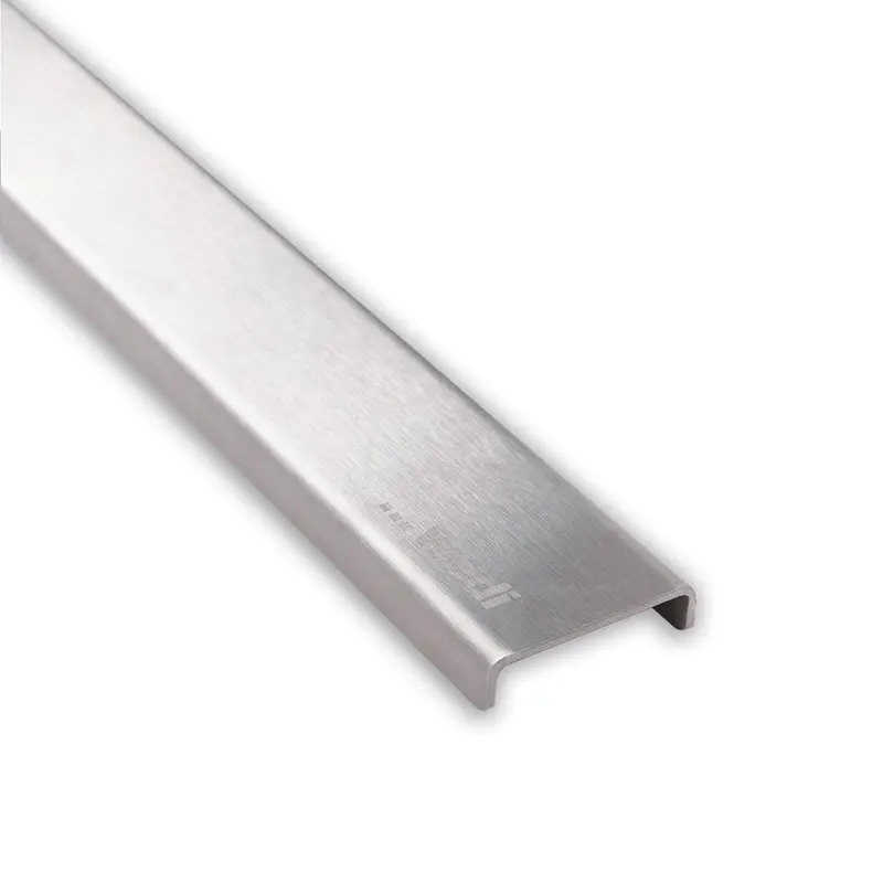 Wedi - Linear Drain Grate Fundo C31 Stainless Steel Polished Chrome 1-13/16" x 31-1/8"