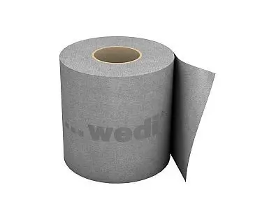 Wedi - Tub Sealing Tape with Waterproof Butyl Connection Strip  4-3/4" × 11'