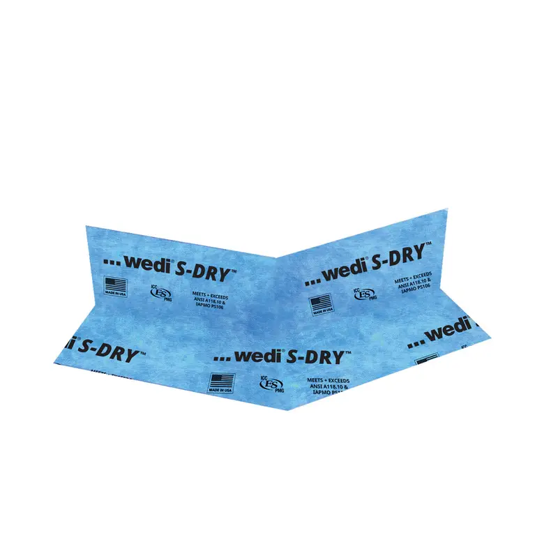 Wedi - Preformed Waterproofing Corner S-DRY Outside Corner 135° (1 Left + 1 Right)