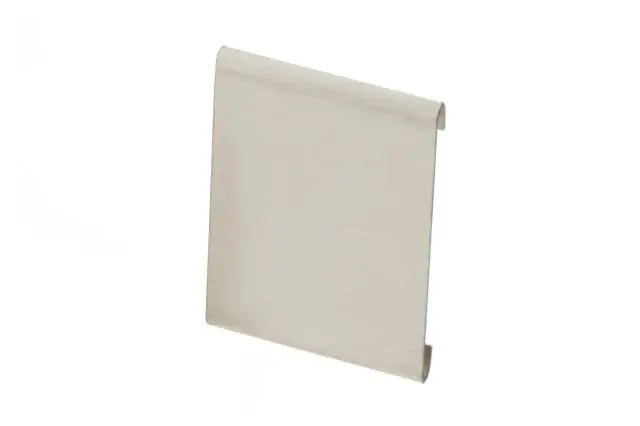 SCHIENE-STEP Stair Profile Connector Brushed Stainless Steel (V2) 7/16" (11 mm) x 1-3/16" Vertical Leg