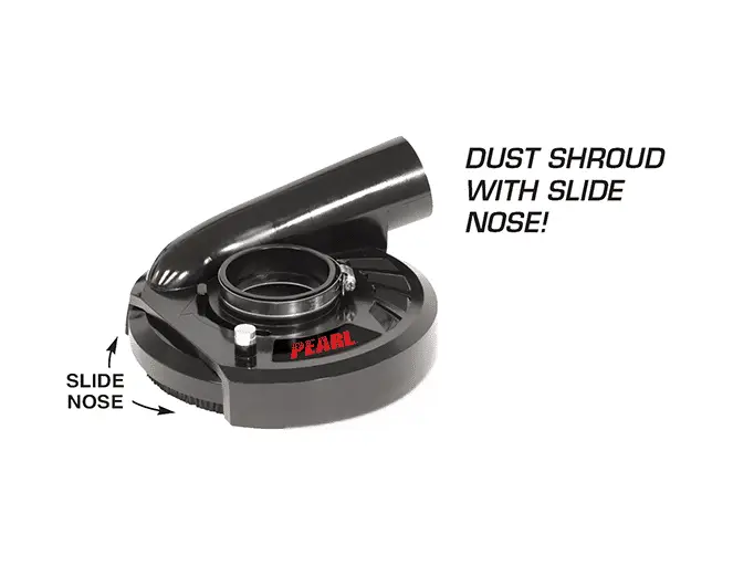 Pearl Abrasive - Vacu-Guard Dust Shroud Slide Nose 7" & 9"