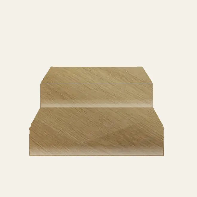 Grandeur Flooring Vinyl Continental New York Stair Treads Kit (Double Sided)