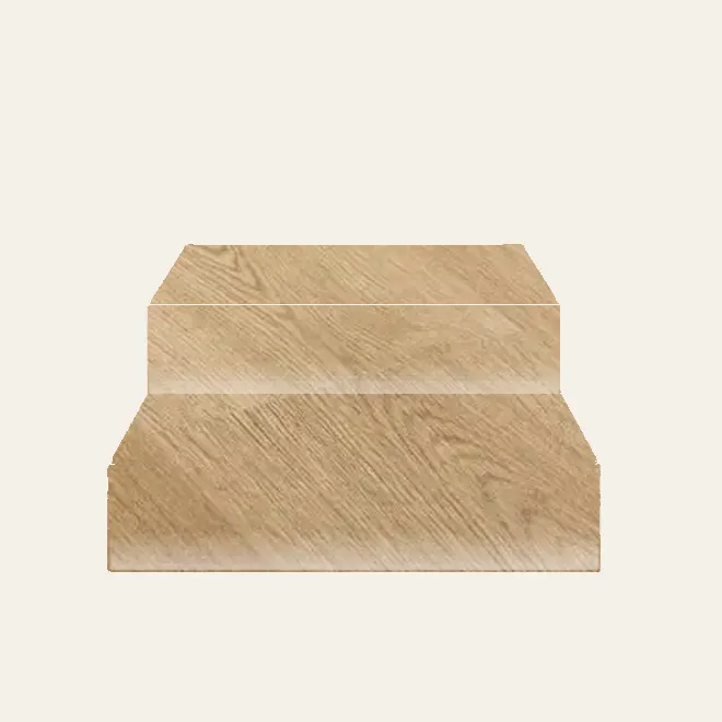 Grandeur Flooring Vinyl Continental Wisconsin Stair Treads Kit (Double Sided)