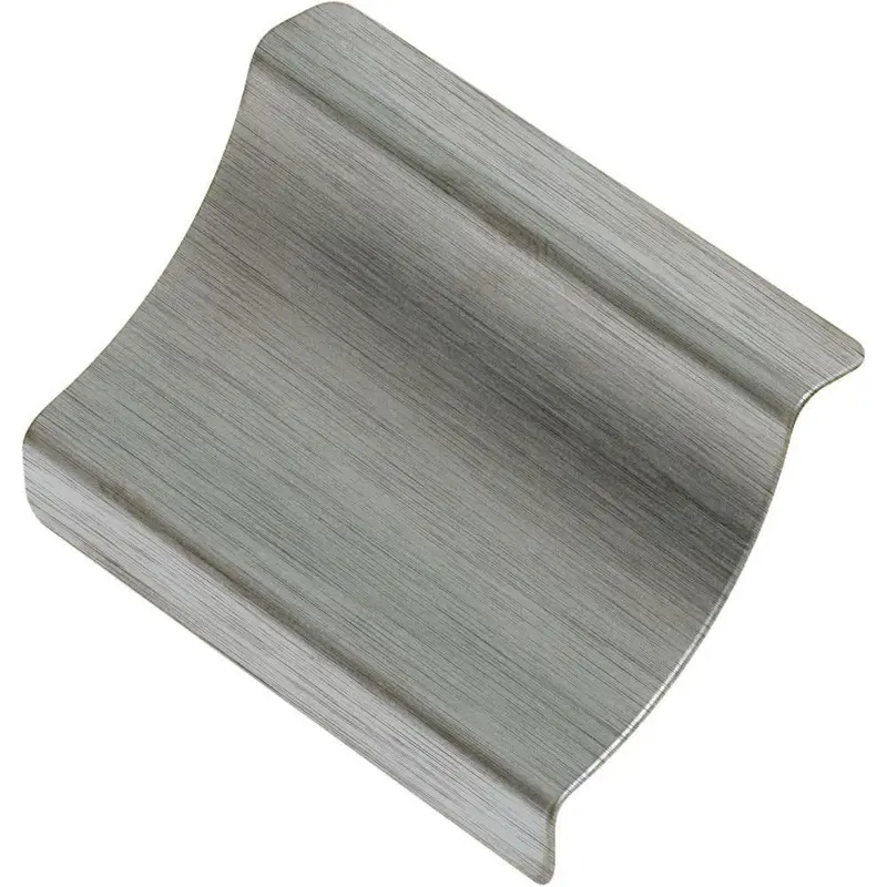 Schluter - DILEX-EHK Connector with 23/32" (18.5 mm) Radius - Brushed Stanless Steel (V2)
