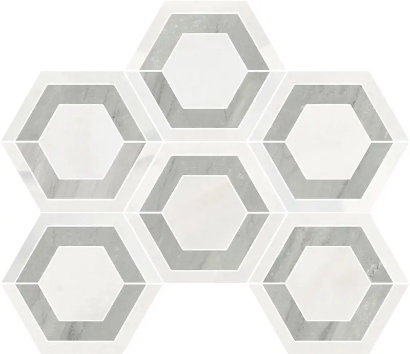 Italbec Mosaic Vera Vena White Onyx Polished 4" x 4"