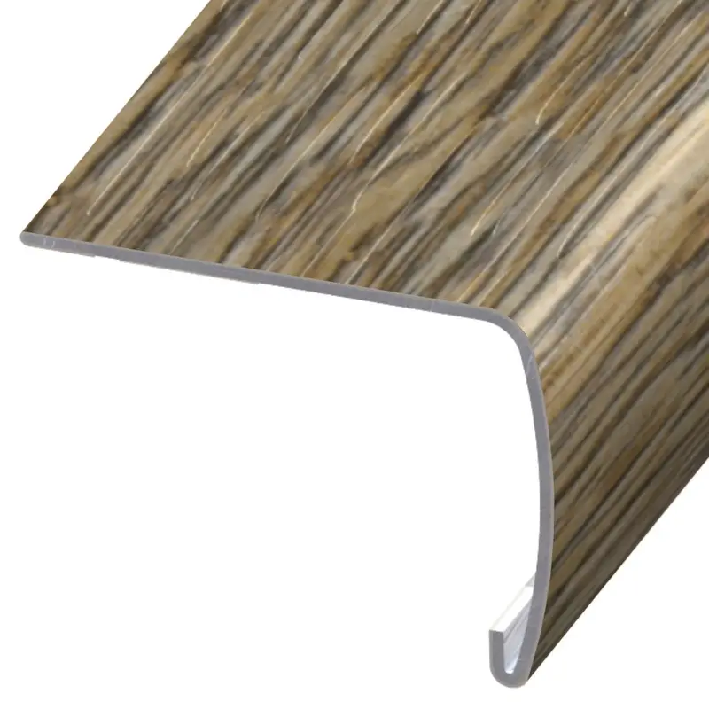 Versatrim - Metal Stair Nose VersaEdge Extra Tall Aluminum #122056 Savannah - 1-1/2" (38 mm) x 2" x 94"