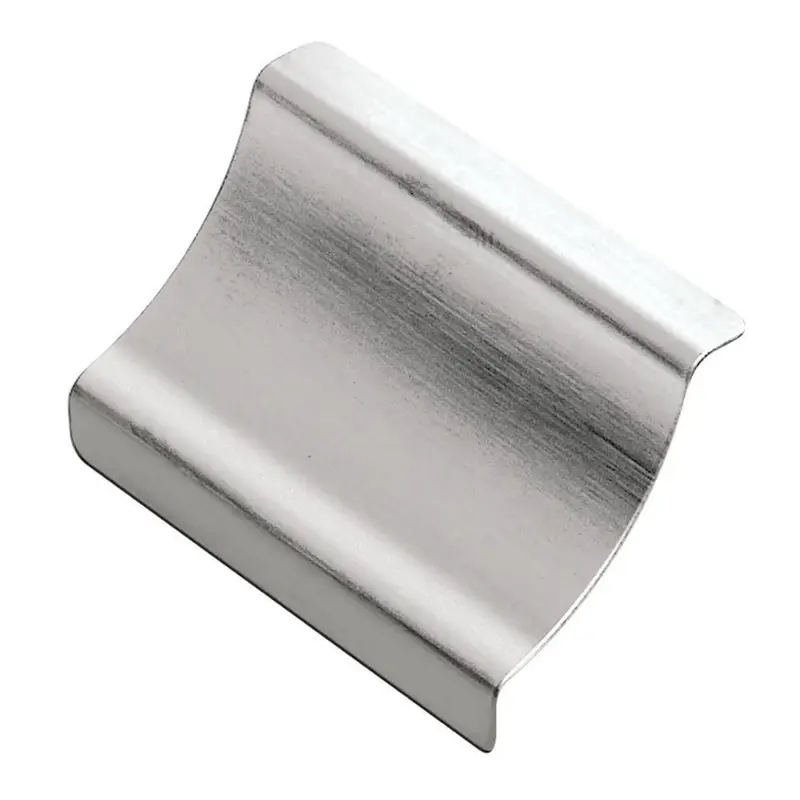 Schluter - DILEX-HKU Connector with 3/8" (10 mm) Radius - Brushed Stainless Steel (V2)